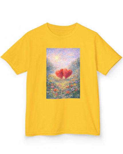 "Valentine's Day - Monet Style" Kids Heavy Cotton Tee