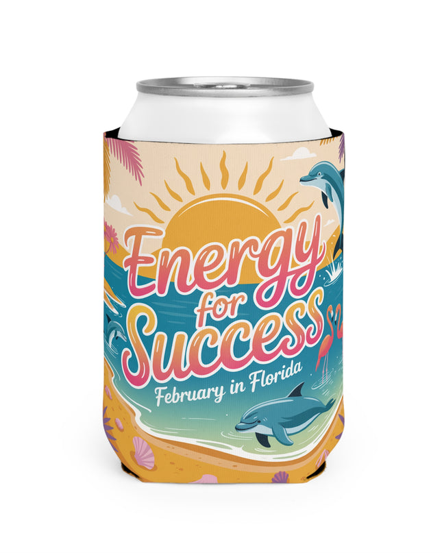 "February in Florida, Energy for Success" Can Cooler Sleeve