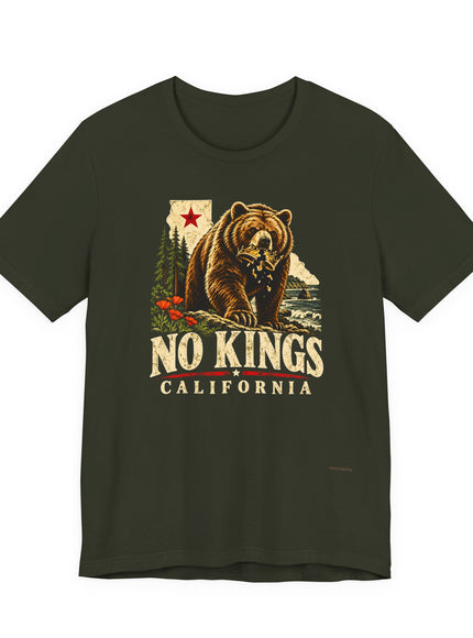 "No Kings California" Unisex Jersey Short Sleeve Tee