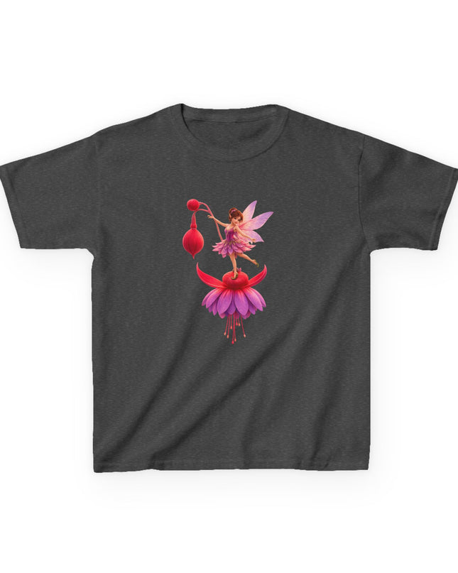 "Fuchsia Fairy" Kids Heavy Cotton Tee