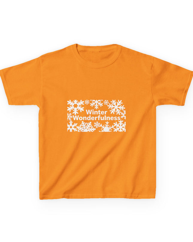"Winter Wonderfulness" Kids Heavy Cotton Tee