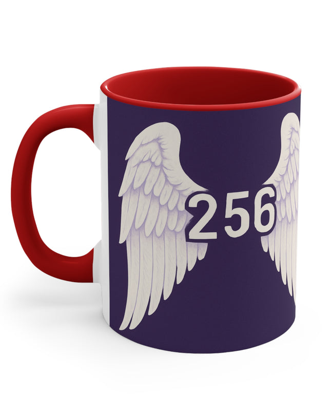 "Fluffy Angel Wing 256" Accent Mug