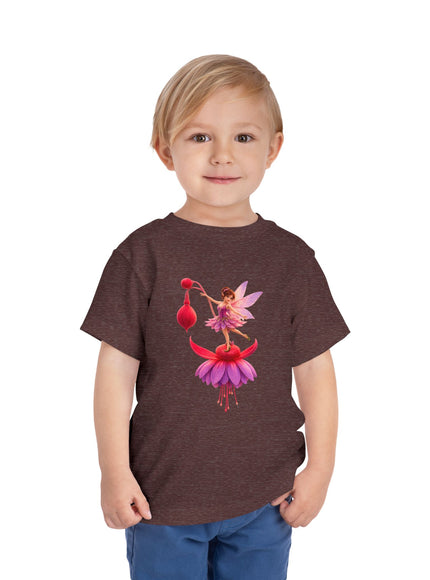 "Fuchsia Fairy" Toddler Short Sleeve Tee