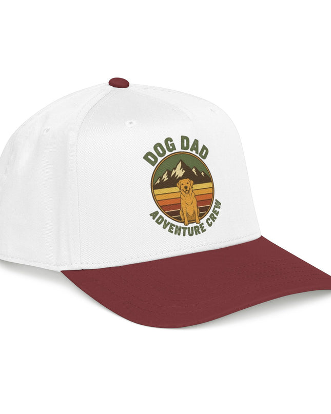 "Dog Dad Adventure Crew" Mid Profile Baseball Cap