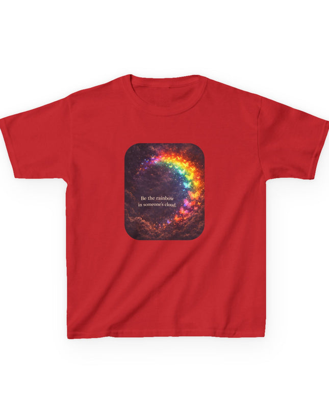 "Be the Rainbow in Someone's Cloud" Kids Heavy Cotton Tee