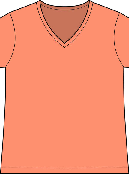 "Rooted in my Centerpoint" Women's Fine Jersey V-Neck Tee