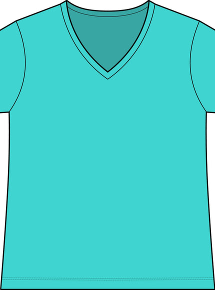 "Rooted in my Centerpoint" Women's Fine Jersey V-Neck Tee