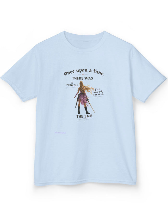 "She Saved Herself" Kids Heavy Cotton Tee