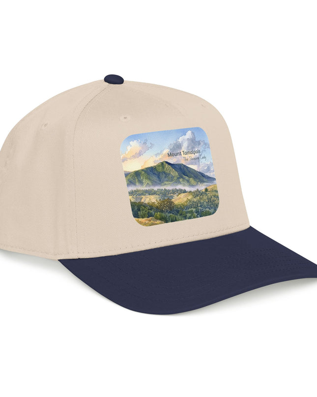 "Mount Tamalpais, the Sleeping Lady" Mid Profile Baseball Cap