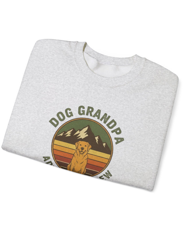 "Dog Grandpa Adventure Crew" Unisex Adult Sweatshirt