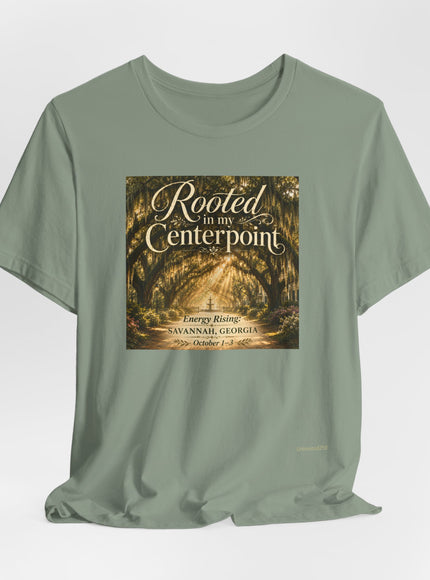 "Rooted in my Centerpoint" Unisex Jersey Short Sleeve Tee