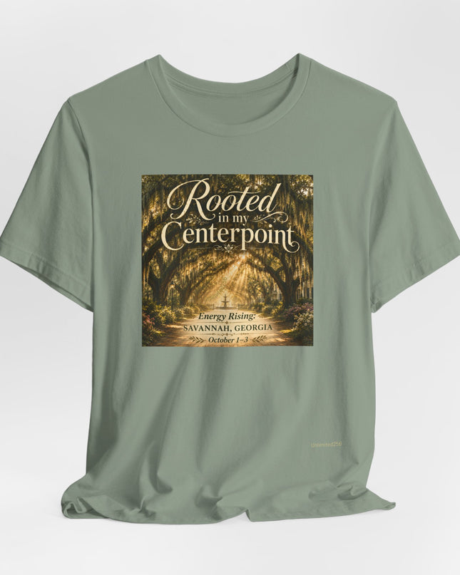 "Rooted in my Centerpoint" Unisex Jersey Short Sleeve Tee