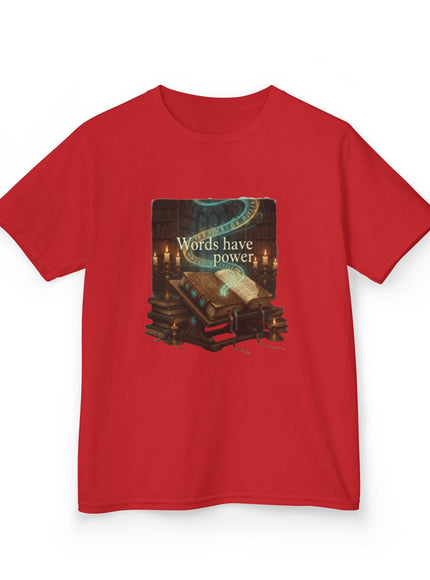 "Words Have Power" Kids Heavy Cotton Tee