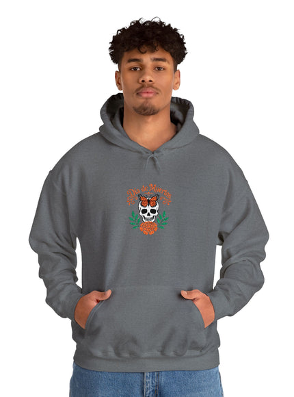 "Día de Muertos" Unisex Heavy Blend Hooded Embroidered Sweatshirt