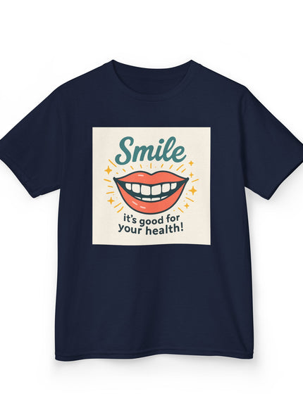 "Smile" Kids Heavy Cotton Tee