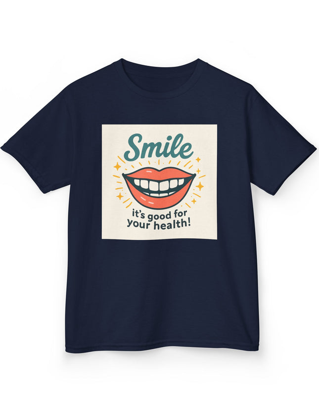 "Smile" Kids Heavy Cotton Tee