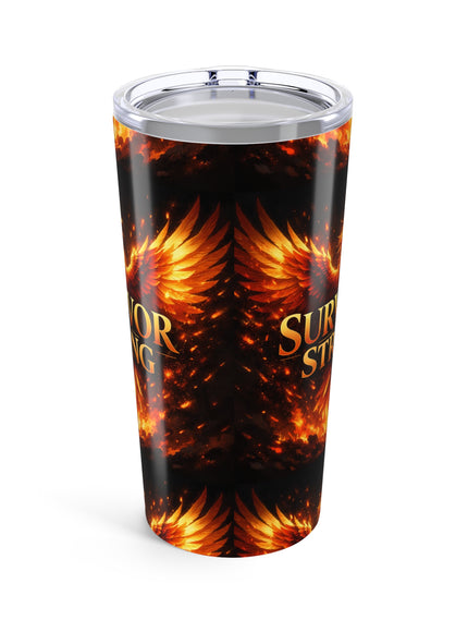 "Survivor Strong" Tumbler 20oz