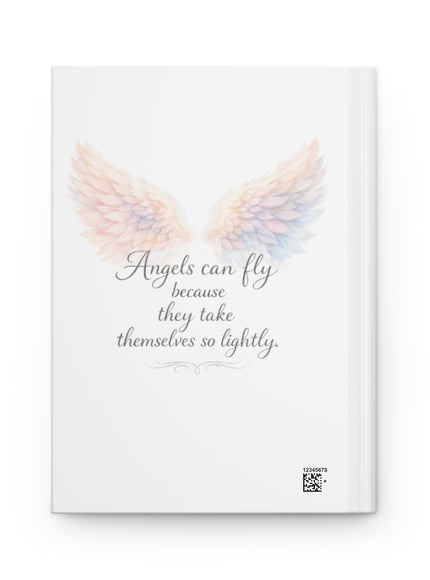 "Angels Can Fly" Hardcover Journal