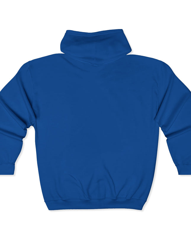 "Mom Strong (White embroidery)" Unisex Heavy Blend Full Zip Hooded Sweatshirt