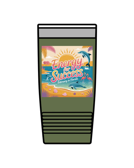 "February in Florida, Energy for Success" Insulated Tumbler, 20oz