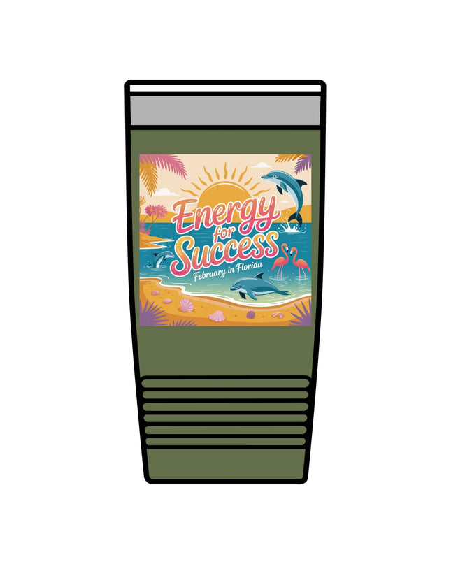"February in Florida, Energy for Success" Insulated Tumbler, 20oz