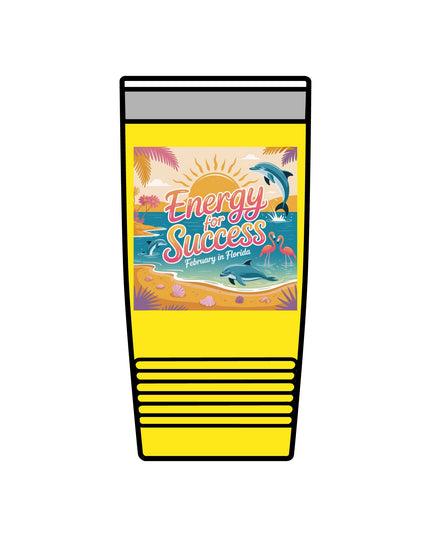 "February in Florida, Energy for Success" Insulated Tumbler, 20oz