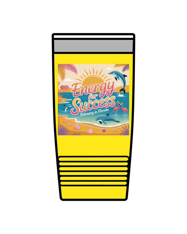 "February in Florida, Energy for Success" Insulated Tumbler, 20oz