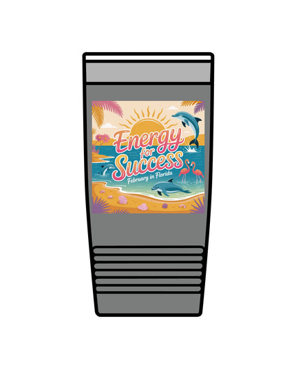 "February in Florida, Energy for Success" Insulated Tumbler, 20oz