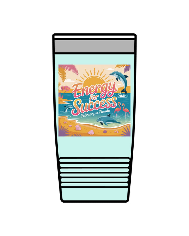"February in Florida, Energy for Success" Insulated Tumbler, 20oz