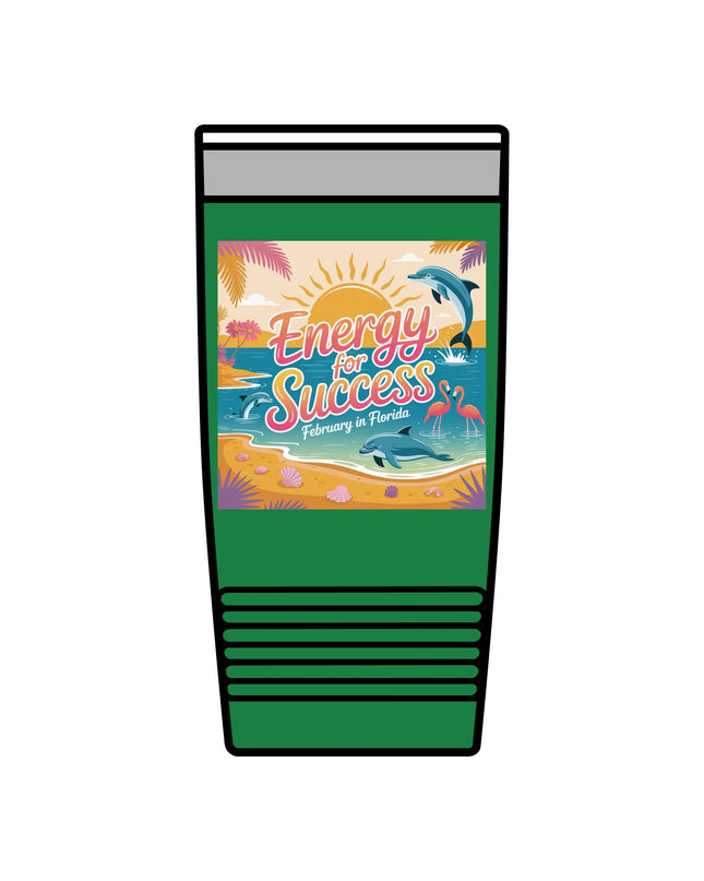 "February in Florida, Energy for Success" Insulated Tumbler, 20oz