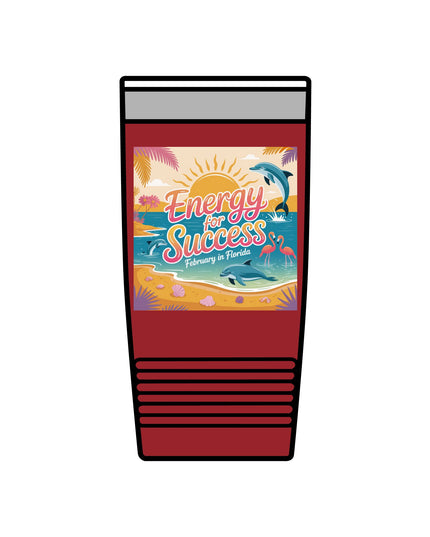 "February in Florida, Energy for Success" Insulated Tumbler, 20oz