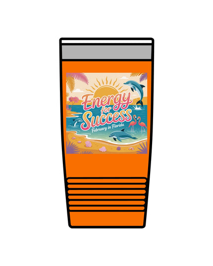 "February in Florida, Energy for Success" Insulated Tumbler, 20oz