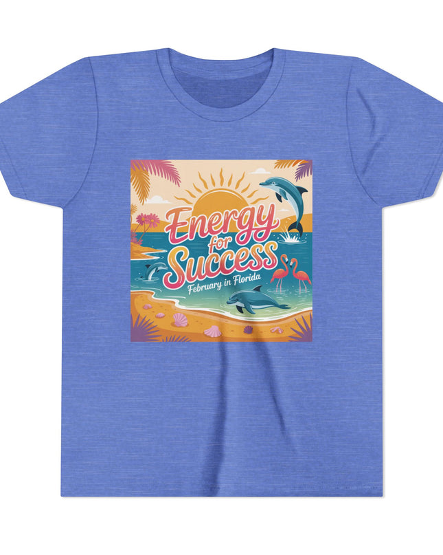 "February in Florida, Energy for Success" Youth Short Sleeve Tee