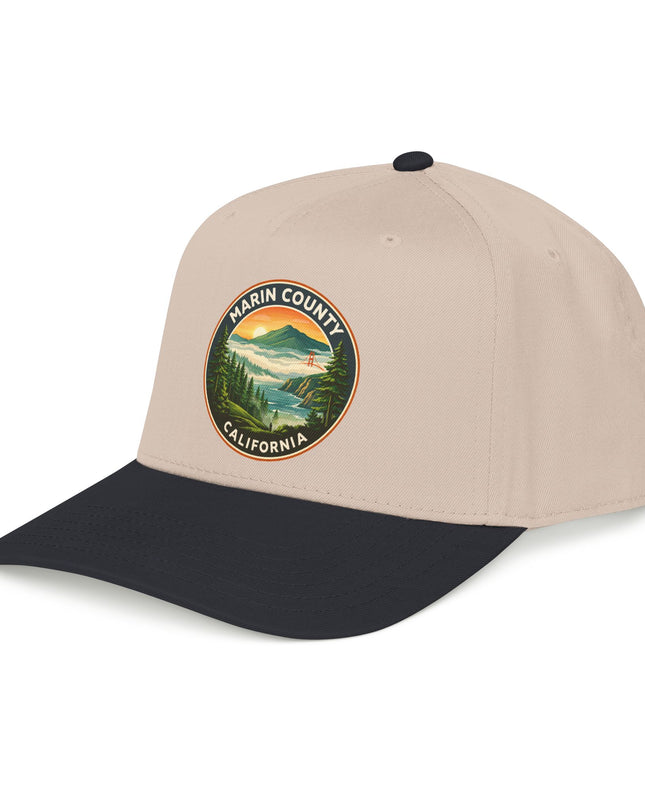 "Marin County, Above the Fog" Mid Profile Baseball Cap