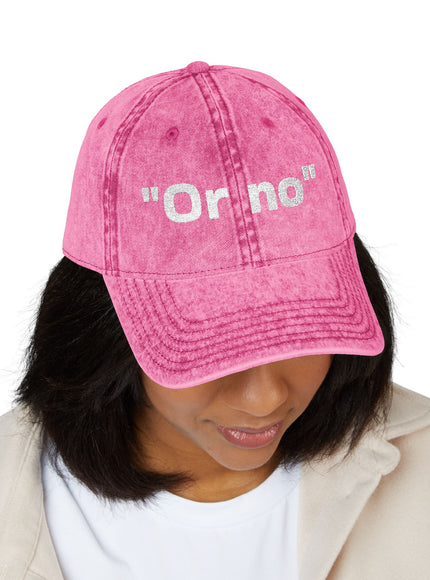 "Or No" Vintage Cap (Embroidery)