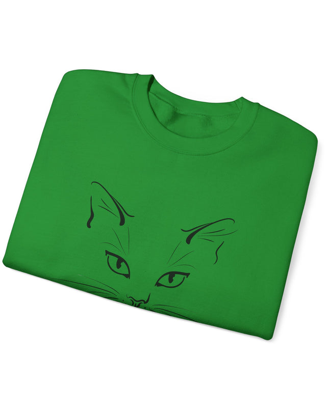 "Cat Face Sketch" Unisex Adult Sweatshirt