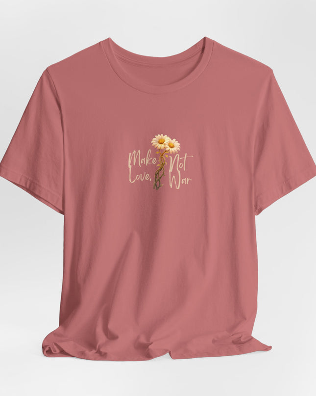 "Make Love, Not War" Unisex Jersey Short Sleeve Tee