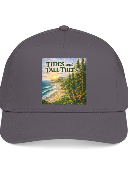 "Tides and Tall Trees" Mid Profile Baseball Cap