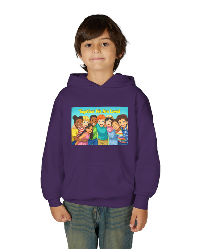 "Together We Are Loved" Youth Hooded Sweatshirt