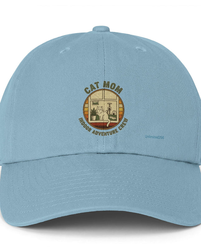 "Cat Mom Adventure Crew" Clean Up Cap