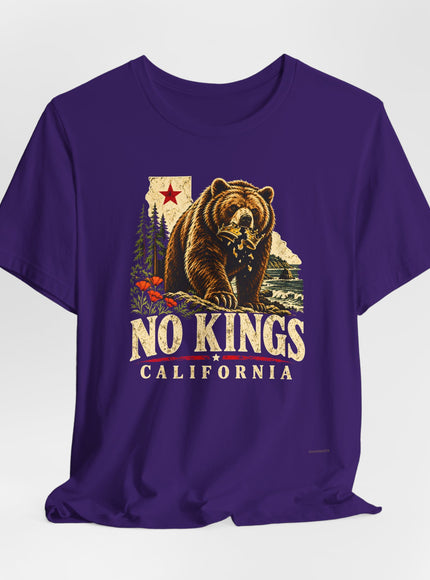 "No Kings California" Unisex Jersey Short Sleeve Tee