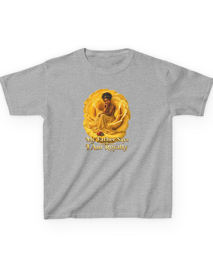 "My Father Says I am Royalty" Kids Heavy Cotton Tee