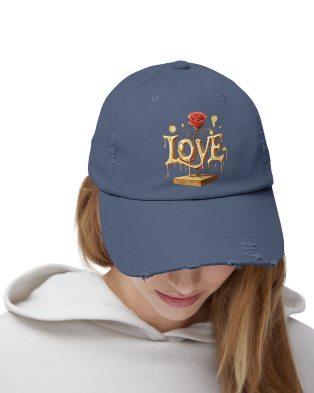 "Love (Salvador Dali)" Unisex Distressed Cap