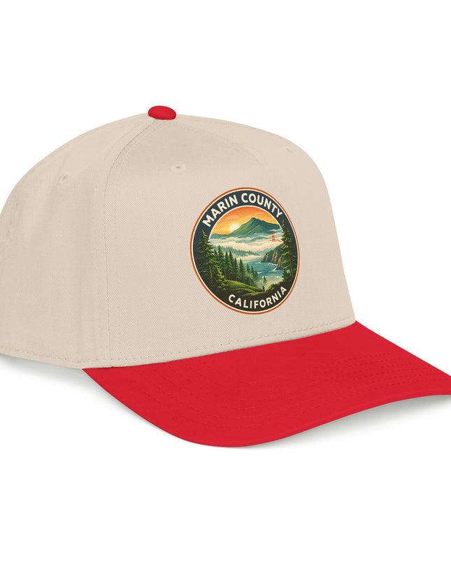 "Marin County, Above the Fog" Mid Profile Baseball Cap