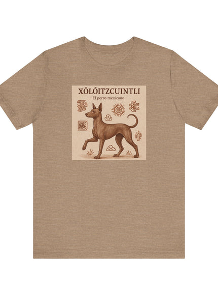 "Xoloitzcuintli - el perro mexicano" Unisex Jersey Short Sleeve Tee