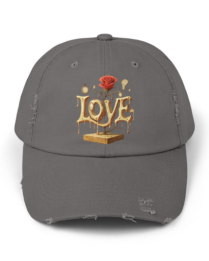 "Love (Salvador Dali)" Unisex Distressed Cap