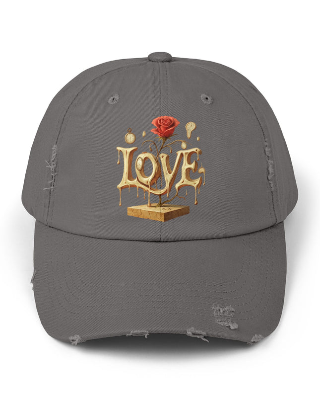 "Love (Salvador Dali)" Unisex Distressed Cap