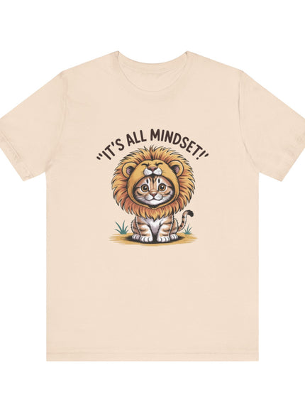 "Mindset Lion" Unisex Jersey Short Sleeve Tee