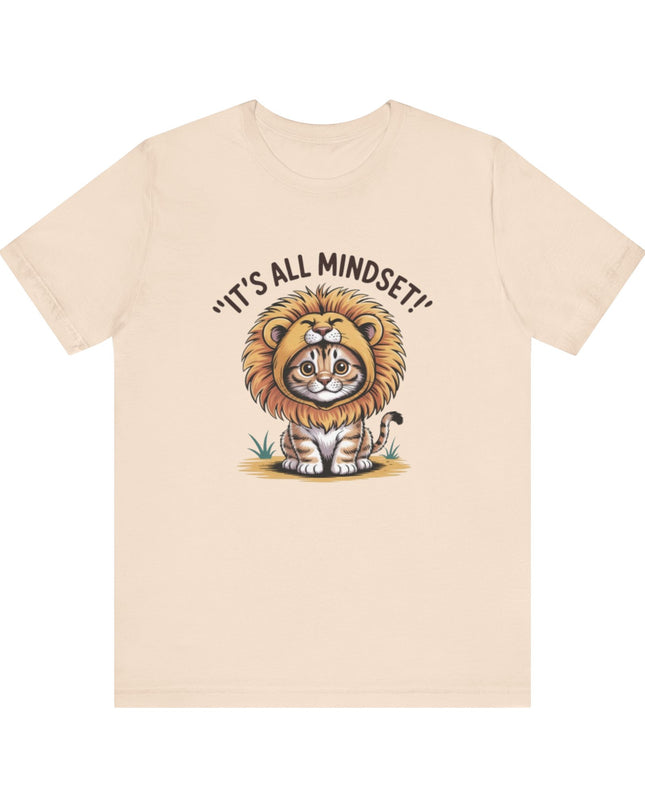 "Mindset Lion" Unisex Jersey Short Sleeve Tee