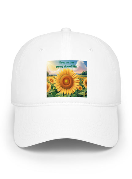 "Keep on the Sunny Side of Life" Low Profile Baseball Cap